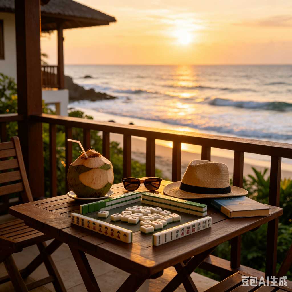 small portable mahjong set